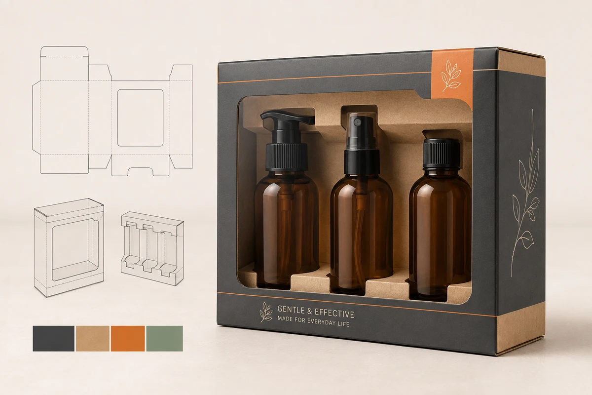 Window Packaging Box shown as a custom retail merchandising structure