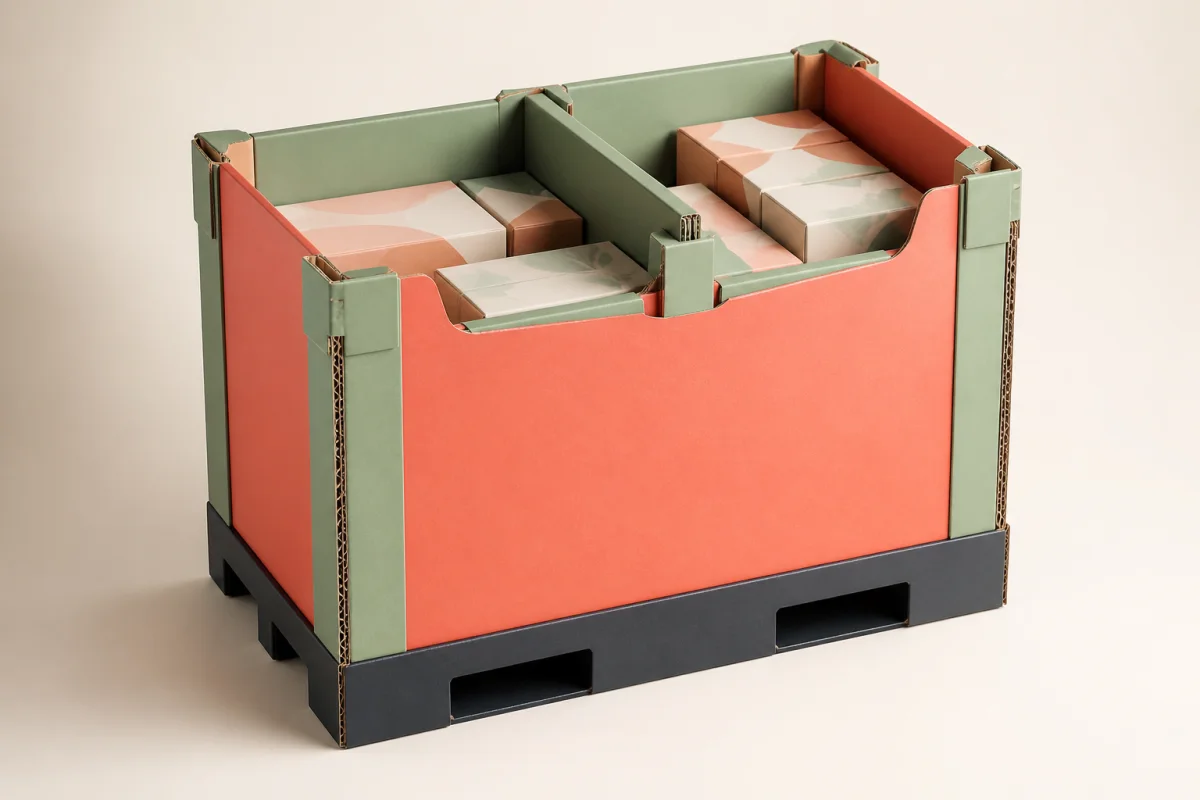 Reinforced Dump Bin Display shown as a custom retail merchandising structure