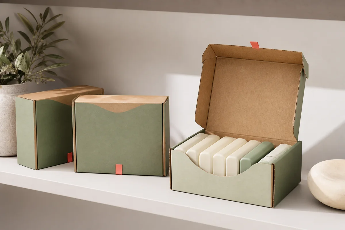 Shelf Ready Display Tray shown as a custom retail merchandising structure